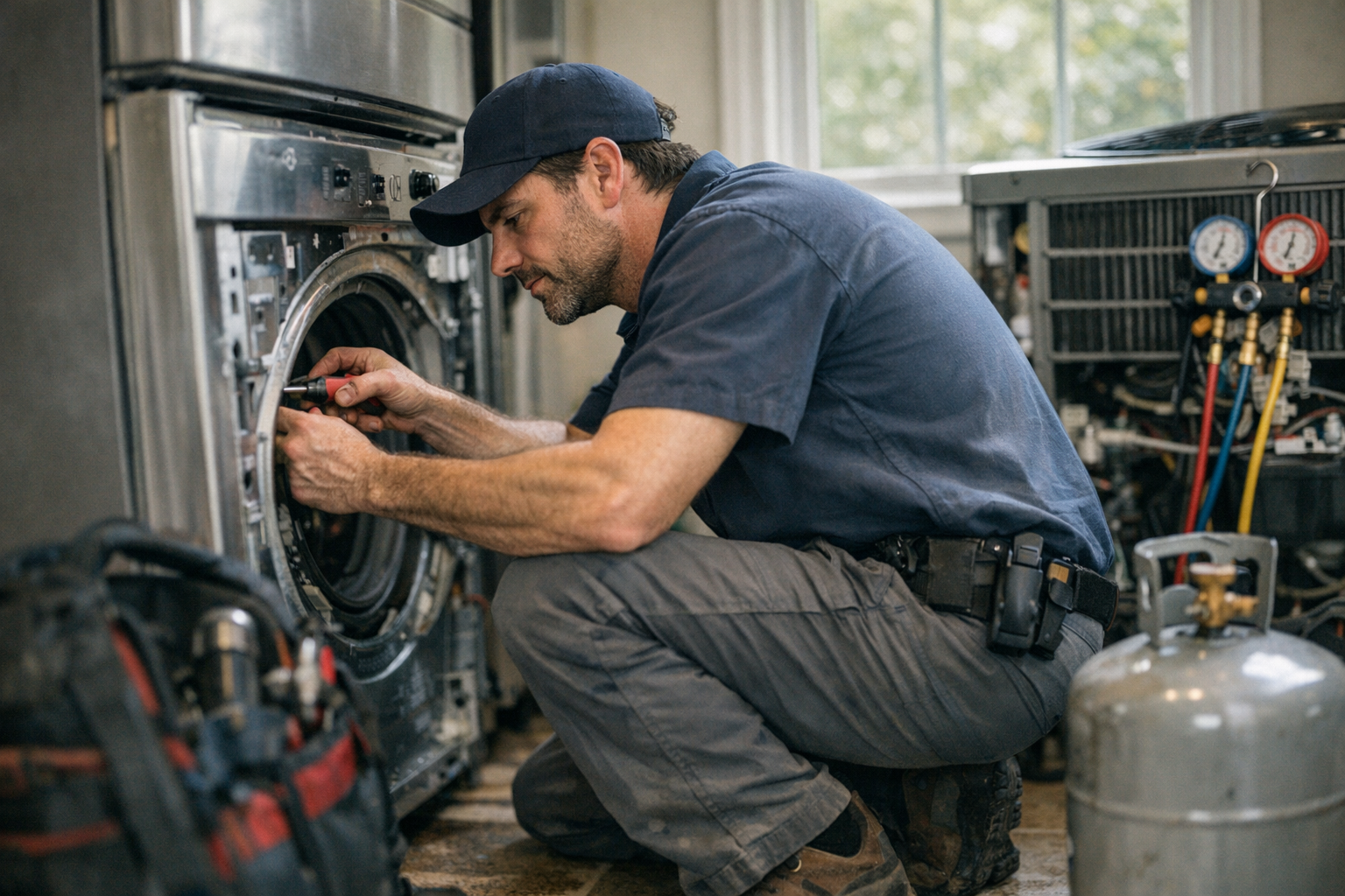 Stackable Washer and Dryer Repair Near Me in Encinitas, CA: Humidity, Drying Problems, and Smart Maintenance Tips